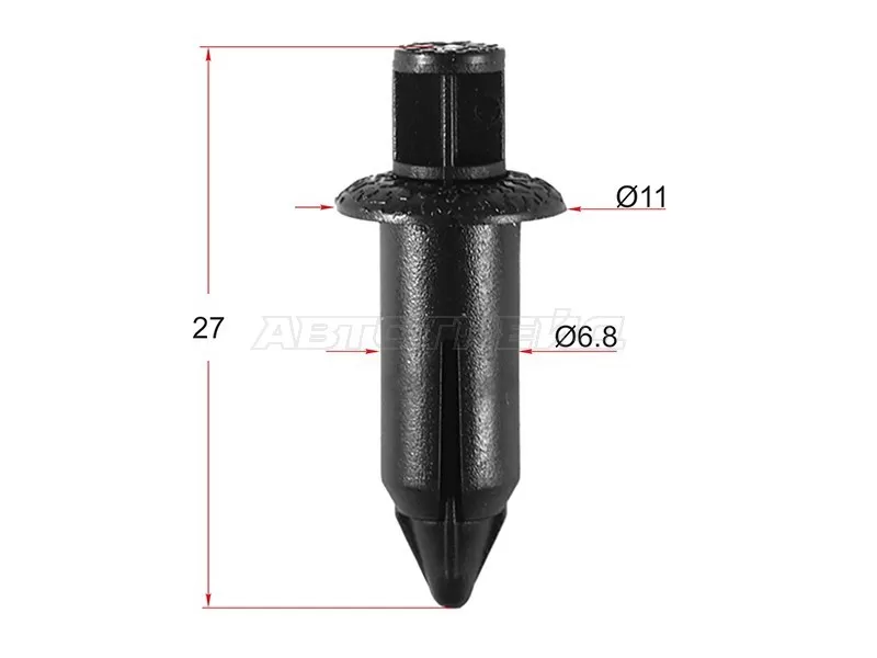 Клипса GM /TOYOTA /LEXUS /MITSUBISHI (1 шт.) (SAT: ST-KJ-204E)