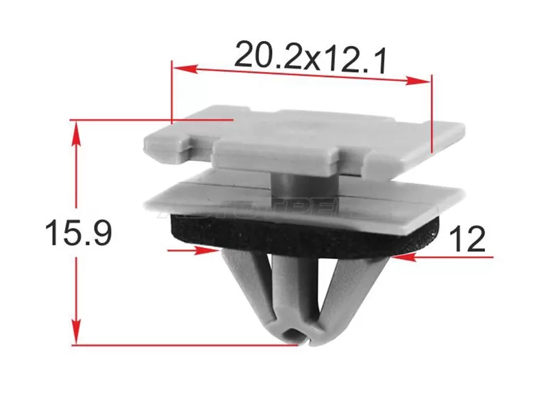 Клипса молдинга кузова GM (1 шт.) (SAT: ST-M12298)