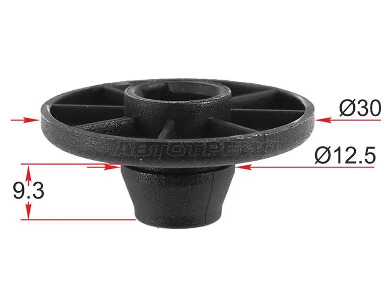 Клипса крепления коврика салона VAG (1 шт.) (SAT: ST-M12526)