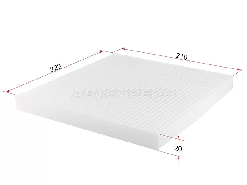 Фильтр салона NISSAN MARCH K13 10- /NOTE E12 12- (SAT: ST-AY684-NS018)