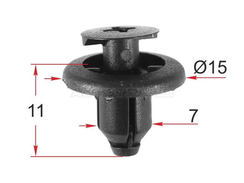 Клипса крепежная TOYOTA /LEXUS /SUBARU (1 шт.) (SAT: ST-M12395)