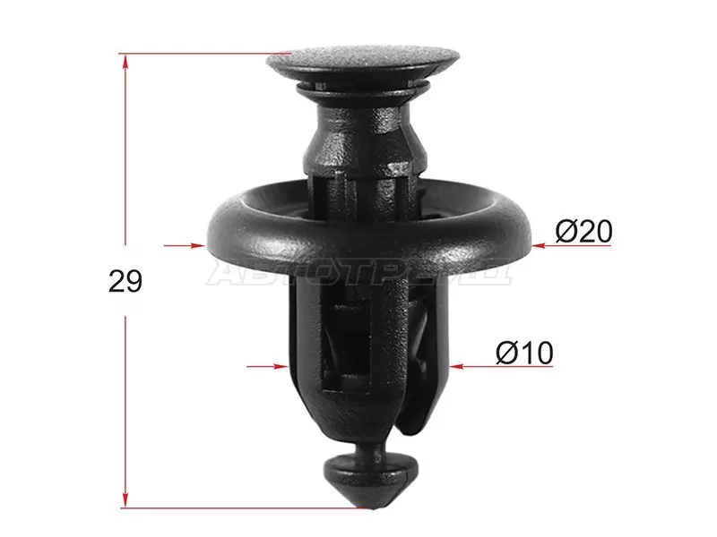 Клипса крепежная TOYOTA /LEXUS (1 шт.) (SAT: ST-M12594)