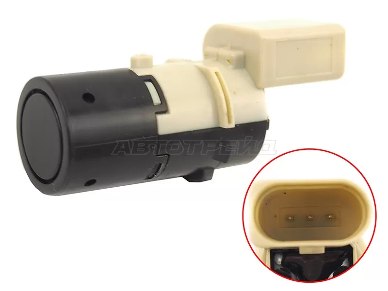Датчик парковки (сонар) Audi A3 04-13  / A6 97-10  / A8 02-10  / Skoda Octavia 04-13  / Volkswagen Transporter 03-15  / Audi A6 allroad quattro 06-12  / S3 08-12  / S6 99-11  / S8 08-11  / Volkswagen Beetle 97-10  / Multivan 03-15 (SAT: ST-7H0919275B)