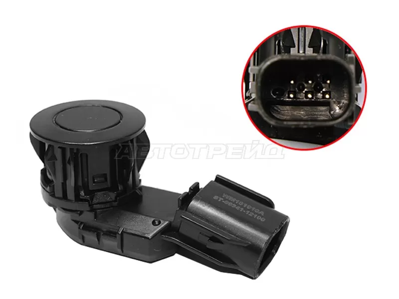 Датчик парковки (сонар) Toyota Corolla (E180) 12-16  / Land Cruiser (J200) 15-21  / RAV4 (XA40) 12-19  / Wish 12-17  / Lexus LX 15-23  / Toyota Fortuner 15-20 (Сзади) (SAT: ST-89341-12100)