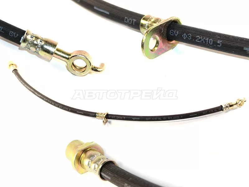 Шланг тормозной передний (Таиланд) TOYOTA COROLLA /SPACIO /RUNX /IPSUM /NOAH /VOXY /PREMIO 00- LH (SAT: ST-90947-02C48)