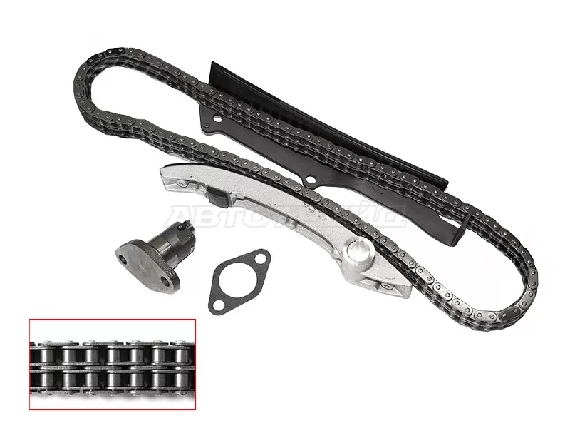 Комплект цепи ГРМ MITSUBISHI PAJERO /DELICA 4M40 93- цепь двухрядная (SAT: TK-MB204-N)