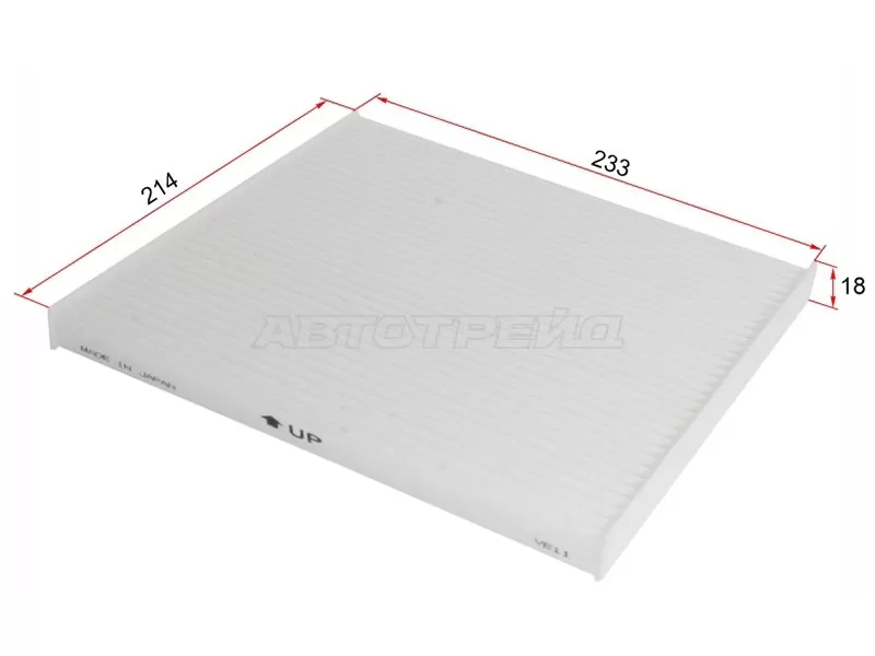 Фильтр салона TOYOTA MARK II /BLIT 00-07 /VEROSSA 01-04 /HARRIER 97-03 /LEXUS RX300 97-03 /HI (MICRO: RCF1811B)