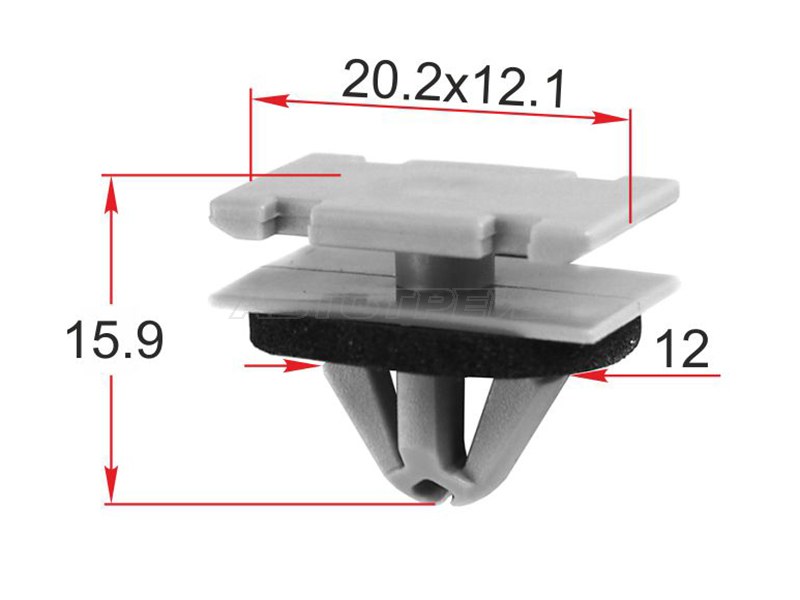Клипса молдинга кузова GM (1 шт.) (SAT: ST-M12298)