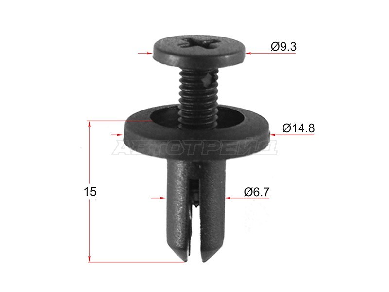 Клипса NISSAN /HONDA (1 шт.) (SAT: ST-M11584)