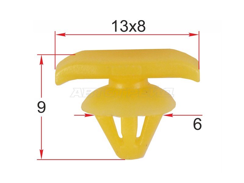 Клипса уплотнителя двери VAG (1 шт.) (SAT: ST-M12444)