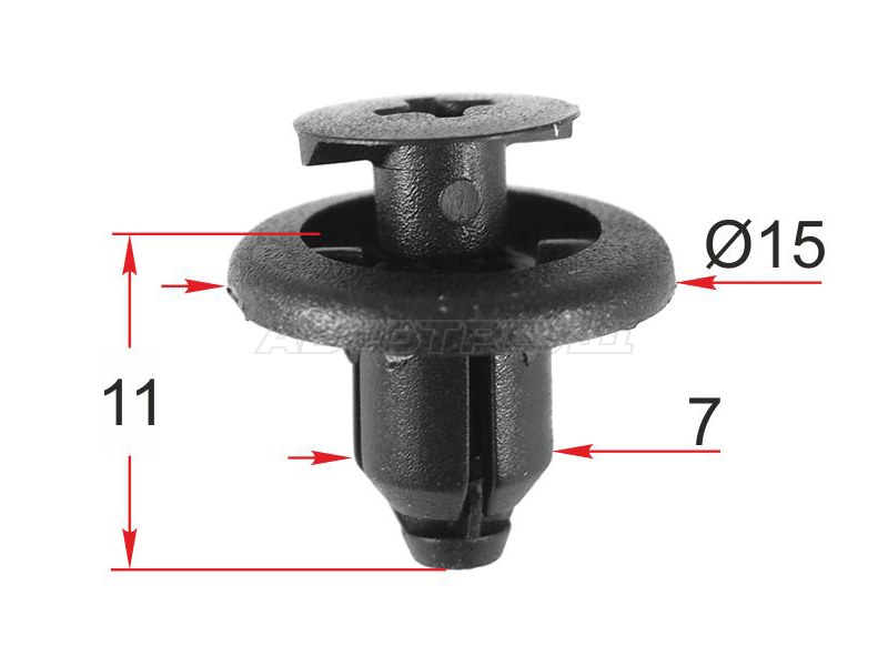 Клипса крепежная TOYOTA /LEXUS /SUBARU (1 шт.) (SAT: ST-M12395)