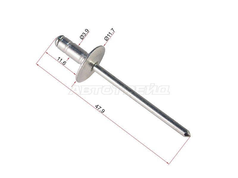 Клипса заклепка TOYOTA /LEXUS (1 шт.) (SAT: ST-M10493)