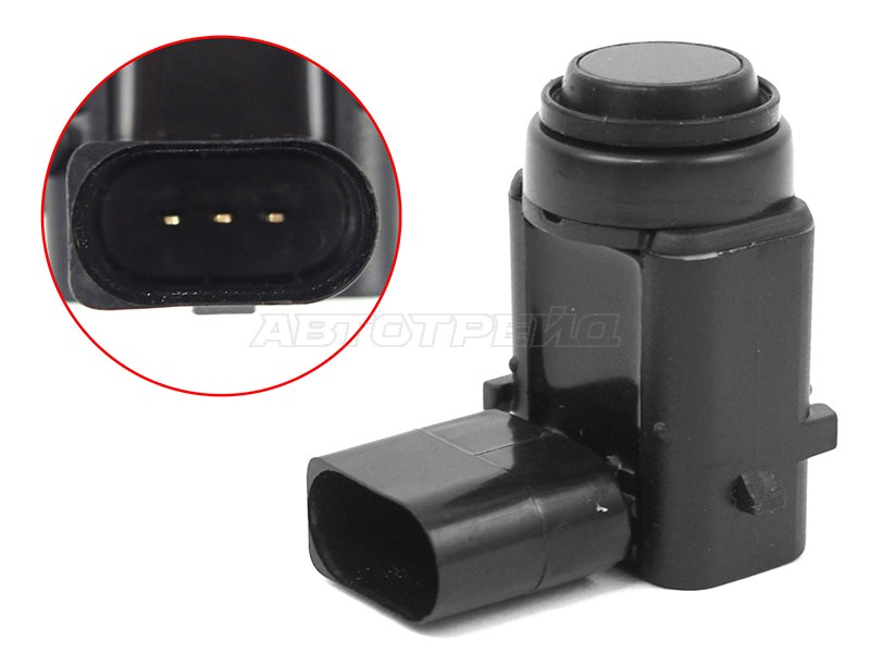 Датчик парковки (сонар) Skoda Octavia 96-13  / Volkswagen Golf 97-09  / Jetta 05-10  / Touareg 02-10  / Porsche Cayenne 02-10  / SEAT Altea 04-15  / Leon 05-12  / Toledo 04-09  / Skoda Fabia 99-08  / Volkswagen Beetle 97-10  / Bora 98-05  / Golf Plus 04-14  / Phaeton (SAT: ST-1U0919275)