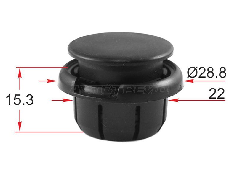 Клипса крепления порога TOYOTA /LEXUS (1 шт.) (SAT: ST-M12582)