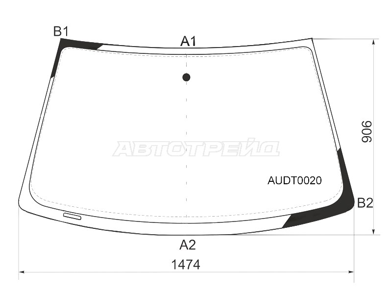 Стекло лобовое Audi A6 97-05 (KMK: AUDT0020)