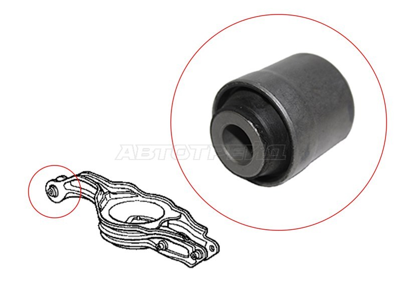 Сайлентблок заднего рычага HONDA ODYSSEY (RHD) 94-03 /S-MX 96-02 /STEPWGN 96-05 /ELYSION 04- /ACCORD 02- (SAT: ST-52355-SX0-020B)