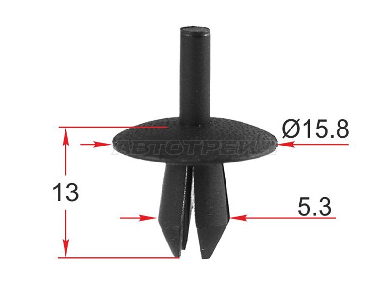 Клипса крепежная GM /OPEL (1 шт.) (SAT: ST-M12532)